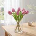 Decorazione floreale Tulipani Fiori artificiali Viola 20cm 6 pezzi | Floristik24.it