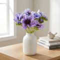 Bouquet di fiori artificiali: Anemone, Anemone dei cieli, Blu, Viola, L28cm | Floristik24.it