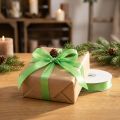 Nastro regalo e decorazione 15 mm x 50 m verde chiaro | Floristik24.it