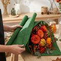 Carta crespa per fioristi verde scuro 50x250cm | Floristik24.it