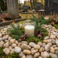 Ciottoli di fiume crema naturale 3-5cm 1kg | Floristik24.it
