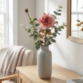 Fiore artificiale dalia fiore rosa con bocciolo H57cm | Floristik24.it
