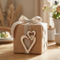 Appendino decorativo cuori in legno cuore decorativo in legno naturale 6/8/10/12 cm 16 pz | Floristik24.it