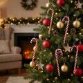 Decorazione albero di Natale bastoncino di zucchero 18 cm 12 pezzi | Floristik24.it