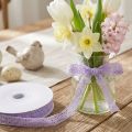 Nastro di pizzo viola decorativo fiore primavera W18mm L20m | Floristik24.it