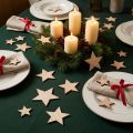 Decorazione a dispersione Stelle di Natale marrone naturale Ø3–5,5 cm 48 pz | Floristik24.it