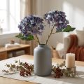 Decorazione di ortensia artificiale, fiore artificiale blu viola 34 cm, 2 pezzi | Floristik24.it