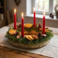 Base per corona di paglia, 35 cm, set da 2, corona per porta, corona dell'Avvento | Floristik24.it