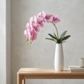 Orchidea Phalaenopsis artificiale 8 fiori rosa 104 cm | Floristik24.it