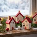 Casa di Natale in legno