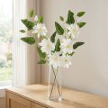 Ramo artificiale di clematide con fiori per una decorazione elegante e di facile manutenzione, 81 cm, 2 pezzi | Floristik24.it
