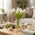 Tulipano artificiale, decorazione realistica, fiore artificiale durevole per la casa, 21 cm, 6 pezzi | Floristik24.it