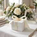 Nastro decorativo regalo nastro crema cimosa 15mm 3m 10 pezzi | Floristik24.it