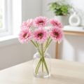 Gerbere artificiali da giardino, rosa, 47 cm, 6 pezzi | Floristik24.it