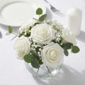Rosa in schiuma Ø6cm bianco 27 pz | Floristik24.it