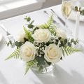 Rosa di schiuma Ø6cm Crema 27 pezzi | Floristik24.it