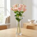 Fiori artificiali Eustoma Lisianthus rosa 52 cm 5 pezzi | Floristik24.it