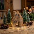 Decorazione della casa in legno Casa di Natale decorazione della casa in legno supporto in legno H10cm | Floristik24.it