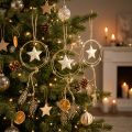 Decorazione da appendere Decorazioni per albero di Natale stella H38cm 3 pz | Floristik24.it
