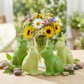 Figura decorativa rana in ceramica, decorazione estiva principe ranocchio 10.5×5.5×7cm 4pz | Floristik24.it