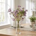Bouquet di fiori artificiali, fiori di seta, viola, decorativi, 51 cm | Floristik24.it