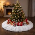 Coperta per albero di Natale rotonda base innevata Ø100cm | Floristik24.it