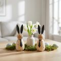 Coniglio decorativo dal design semplice per accenti primaverili nel soggiorno, 12 cm, 2 pezzi | Floristik24.it