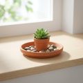 Sottopentola, terracotta, ciotola per cibo, base componibile Ø8,8 cm | Floristik24.it