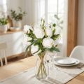 Bouquet di fiori artificiali di rose per una decorazione elegante della tavola, 31 cm, 3 pezzi | Floristik24.it