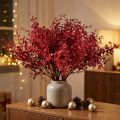 Cespuglio di eucalipto rosso pianta artificiale eucalipto 28 cm 3 pezzi | Floristik24.it