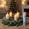 Spray glitterato effetto neve argentato per finestre e decorazioni invernali 150 ml | Floristik24.it