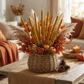 Mix di fiocchi di canna gialli 100 pezzi | Floristik24.it