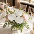 Fiore di rosa bianco 17 cm 4 pz | Floristik24.it