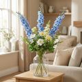 Delphinium artificiale Blu Delphinium Fiore artificiale Fiori di seta | Floristik24.it