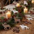 Decorazioni sparse Renne natalizie Decorazioni natalizie in legno 48 pz | Floristik24.it