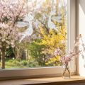 Decorazione per finestra fata decorativa primavera metallo elfo bianco 15×10 cm 2 pz | Floristik24.it