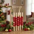Slitta decorativa in legno Slitta di Natale L30×L14,5×H9,5 cm | Floristik24.it
