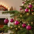 Mini palline per albero di Natale rosa infrangibili Ø3cm H3,5cm 14 pz | Floristik24.it