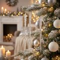 Ghiaccioli decorativi per appendere decorazioni invernali trasparenti 28,5 cm 3 pezzi | Floristik24.it
