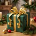 Nastro arricciacapelli nastro regalo oro con strisce dorate 10 mm 250 m | Floristik24.it