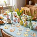 Coniglietto nell'uovo Decorazione pasquale per lavoretti Decorazione sparsa Legno 4cm 72 pezzi | Floristik24.it