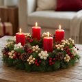 Mini palline di Natale su filo oro, crema Ø1,5cm 140 pezzi | Floristik24.it
