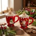 Tazze natalizie tazza Babbo Natale in ceramica 10,5 cm 2 pezzi | Floristik24.it