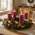 Candele a colonna tinta unita