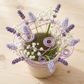 Filo di alluminio viola, 2 mm, per gioielli e decorazioni, filo artigianale color lavanda, 500 g - 60 m | Floristik24.it