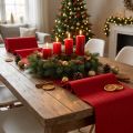 Nastro in feltro 15 cm x 5 m rosso | Floristik24.it