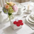 Ciondolo fiore in feltro "Grazie" 10 cm 8 pezzi | Floristik24.it