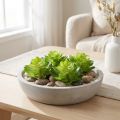 Pianta succulenta artificiale, verde, decorativa per ciotola o vaso, 10 cm, 4 pezzi | Floristik24.it