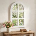Decorazione in legno cornice per finestra decorativa shabby chic legno bianco 29,5×48 cm | Floristik24.it