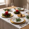 Piattini decorativi rotondi lucidi, 17 cm, 6 pezzi | Floristik24.it